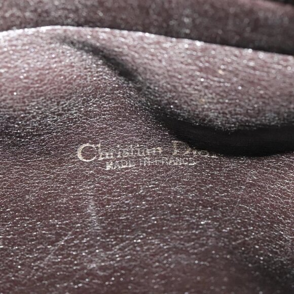 Christian Dior Trotter Canvas Boston Bag Brown Gold - Picture 15 of 16